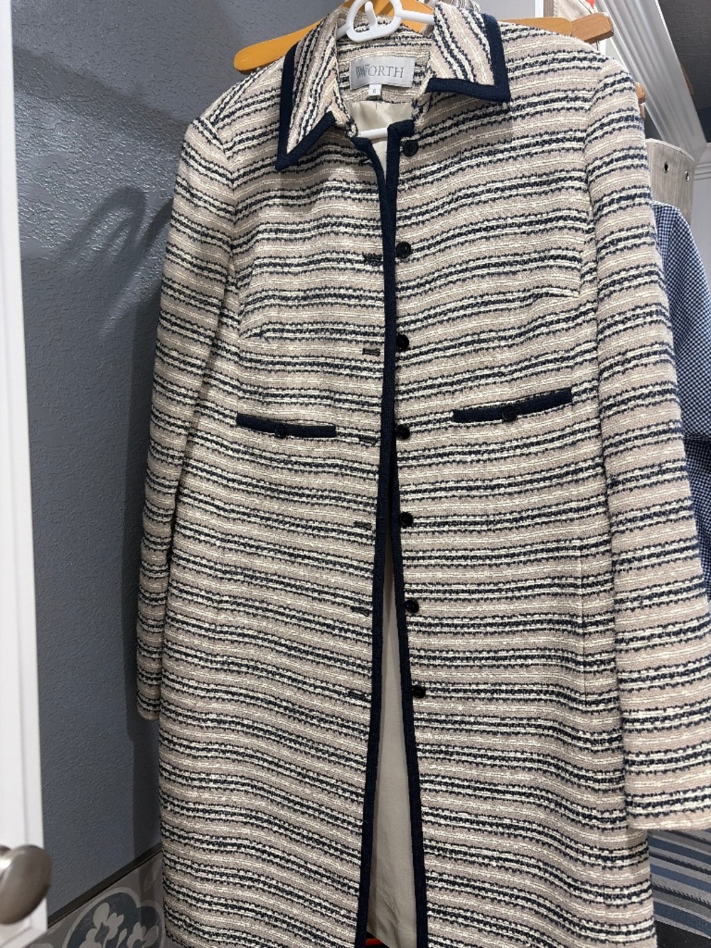 Worth Tweed Jacket Size 6